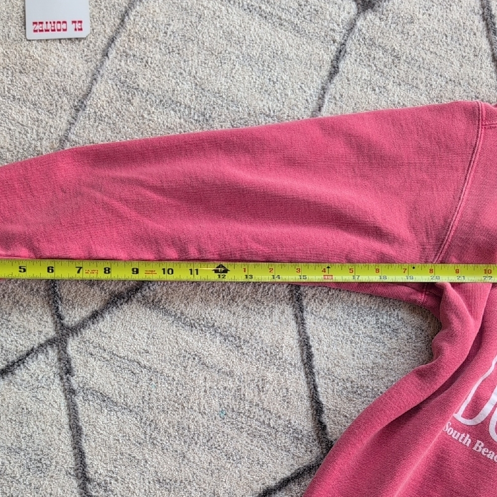The Salty Dog Cafe Sweatshirt Crew Neck Size Small Stonewash Watermelon Pink - Picture 6 of 6